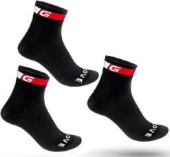 GripGrab Sommer Sokk Regular Cut Sort 3 Pak
