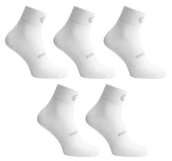 5 Par Rogelli Core Coolmax Sykkelsokker Hvit