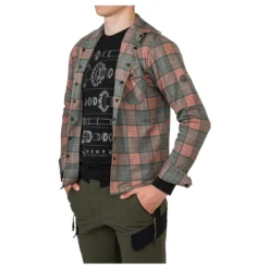 AGU Flannel Skjorte Langermet Grønn/Oransje -Force Butikk AGU Flannel Skjorte Langaermet GroenO 1656325848 02