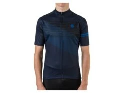 AGU Stripet Kortermet Trøye Blå