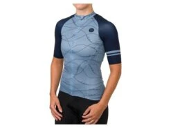 AGU Velo Wave Kortermet Trøye Blå -Force Butikk AGU Velo Wave Kortaermet Jersey Blaa 1658404864 02