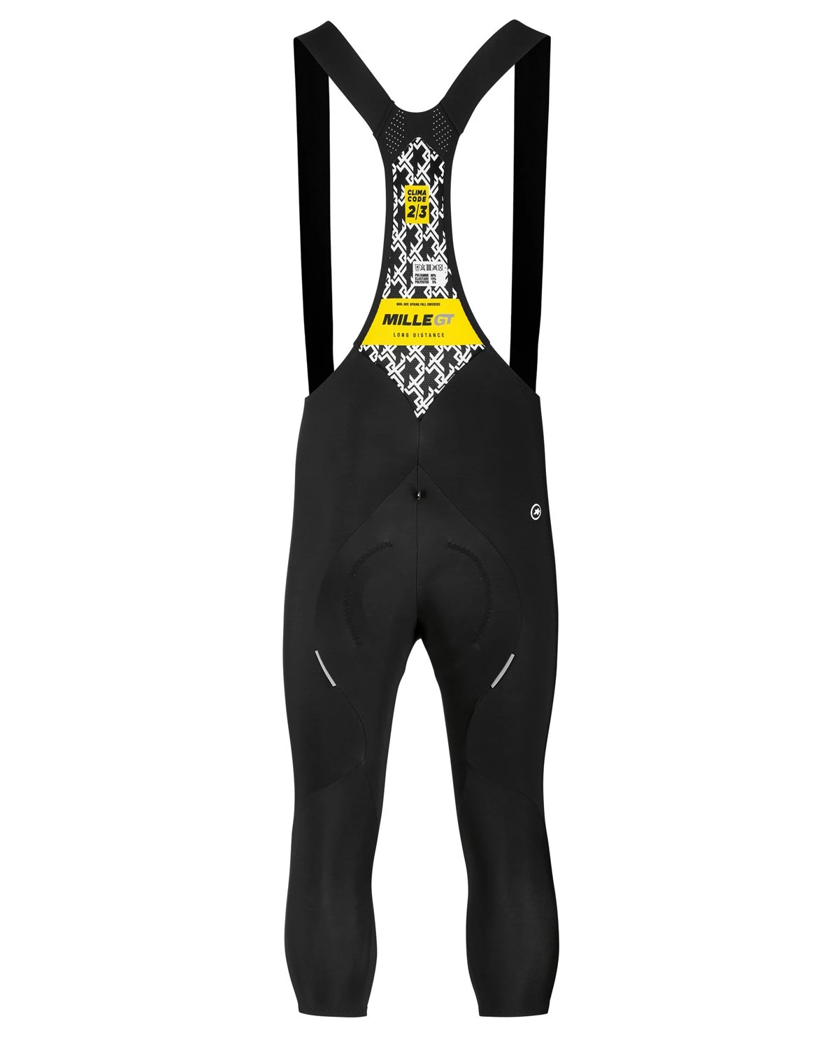 Assos Mille GT 3/4 Shorts M/Innlegg Sort 3 Assos Mille GT 3/4 Shorts M/Innlegg Sort - Bilde 3