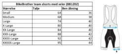 BikeBrother Team Shorts Med Seler 8 BikeBrother Team Shorts Med Seler -Force Butikk BikeBrother team shorts med seler 01