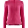 Craft Adv Essence Langermet Sykkeltrøye Dame Rosa