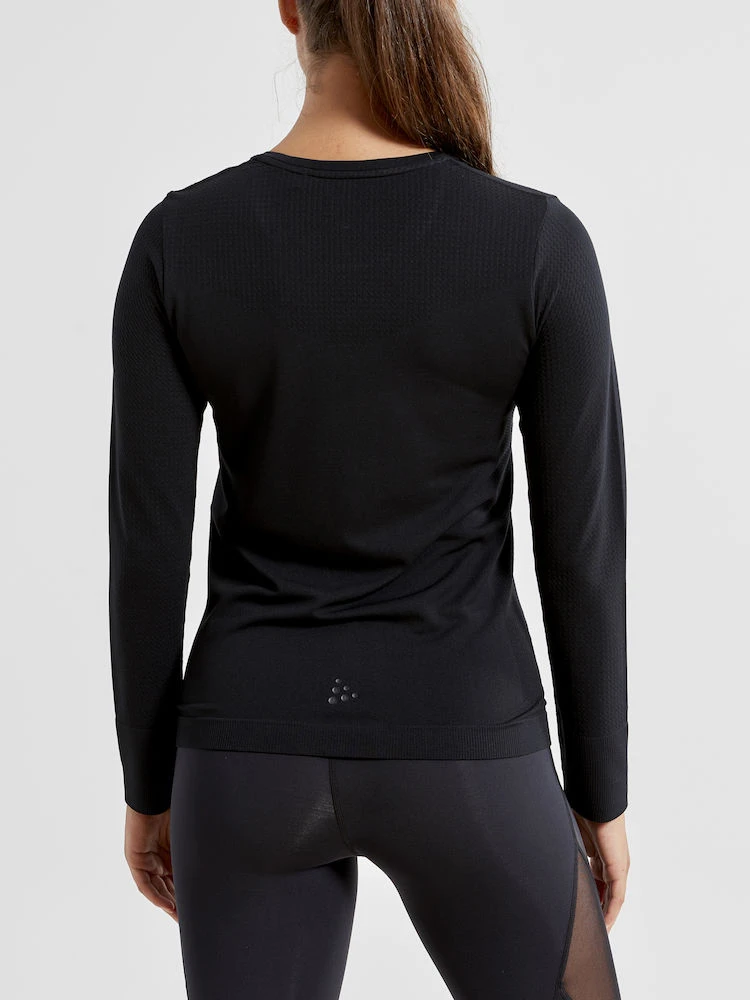 Craft Fuseknit Light RN Women Langermet Trøye Sort 3 Craft Fuseknit Light RN Women Langermet Trøye Sort - Bilde 3