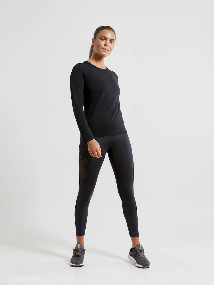 Craft Fuseknit Light RN Women Langermet Trøye Sort 5 Craft Fuseknit Light RN Women Langermet Trøye Sort - Bilde 5