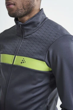 Craft Route Sykkeljakke Grå/Gul -Force Butikk Craft Route Cykeljakke GraaGul 1567164702 03