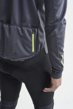 Craft Route Sykkeljakke Grå/Gul -Force Butikk Craft Route Cykeljakke GraaGul 1567164702 04