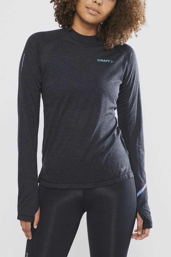 Craft Subzero Ulltrøye Svart Dame 2 Craft Subzero Ulltrøye Svart Dame - Bilde 2