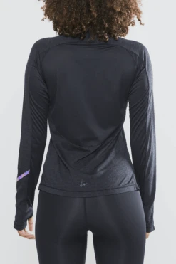 Craft Subzero Ulltrøye Svart Dame 6 Craft Subzero Ulltrøye Svart Dame -Force Butikk Craft Subzero Uldtroeje Sort Dame 1599474314 02