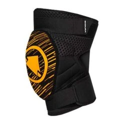 Endura SingleTrack Knee Pads Sort/Oransje