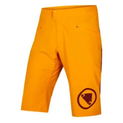 Endura Singletrack Lite Shorts Orange Short Fit