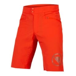 Endura Singletrack Lite Shorts Paprika Rød Standard Fit