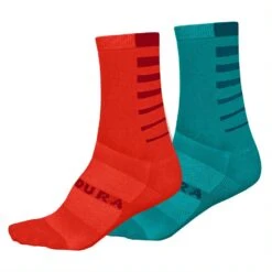 Endura Women's Coolmax® Stripe Socks (2 Par)