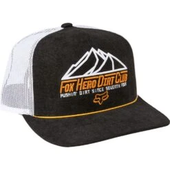 FOX Hero Dirt Snapback Cap Svart