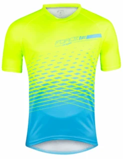 Force Angle MTB Kortermet Trøye Neon/Blå