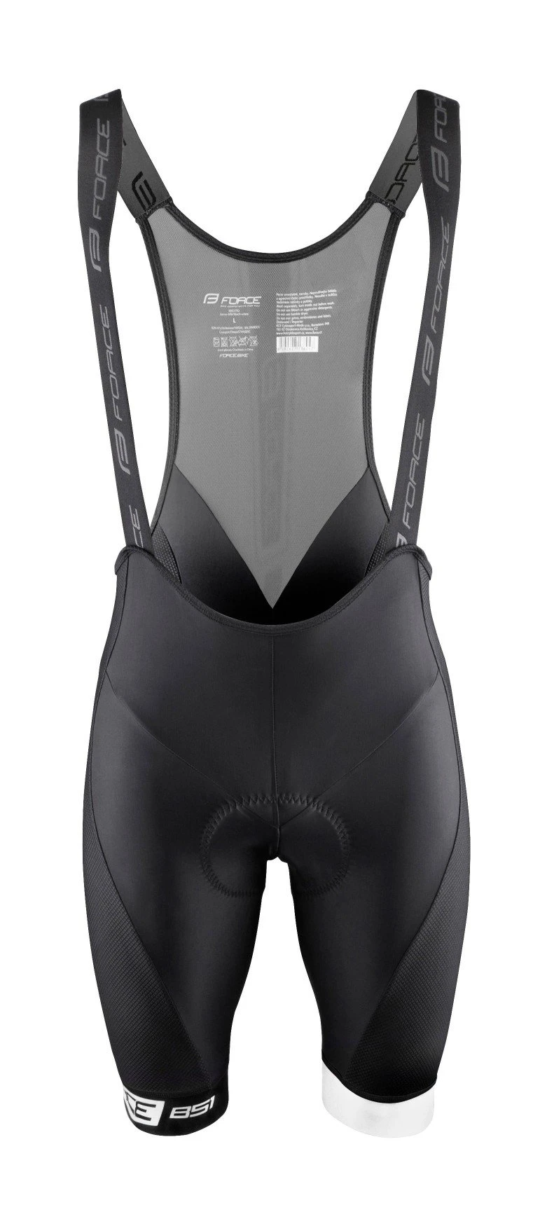 Force B51 Bibshorts Med Seler Og Innlegg Sort/Hvit 1 Force B51 Bibshorts Med Seler Og Innlegg Sort/Hvit