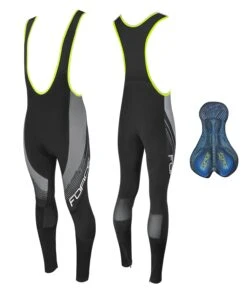 Force F58 Lang Bibtight Sort/Grå