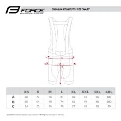 Force Fashion Bibshorts M/Innlegg Sort/Gul -Force Butikk Force Fashion Bibshorts med indlaegSo 1566215563 02