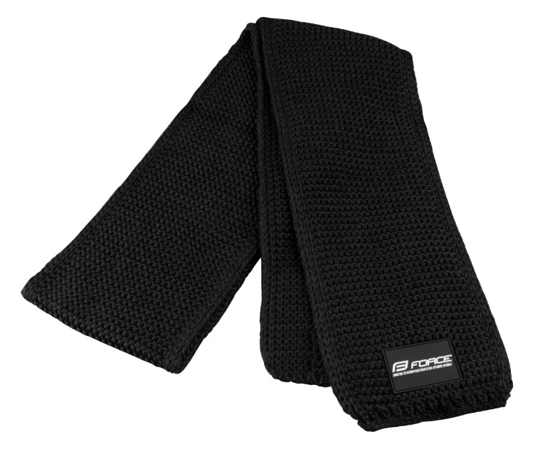 Force Glee Strikket Vinterskjerf Svart 1 Force Glee Strikket Vinterskjerf Svart