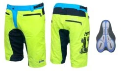 Force MTB-11 Shorts Med Gele Innlegg Neon/blå