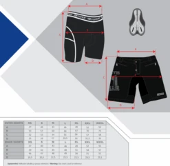 Force MTB-11 Shorts Med Gele Innlegg Neon/blå -Force Butikk Force MTB 11 shorts med gelindlaeg ne 1519293237 01