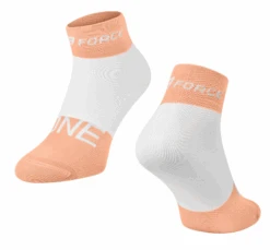 Force One Sokker Oransj/Hvit