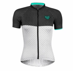 Force Points Sykkeltrøye - Sort/Hvit/Turkis