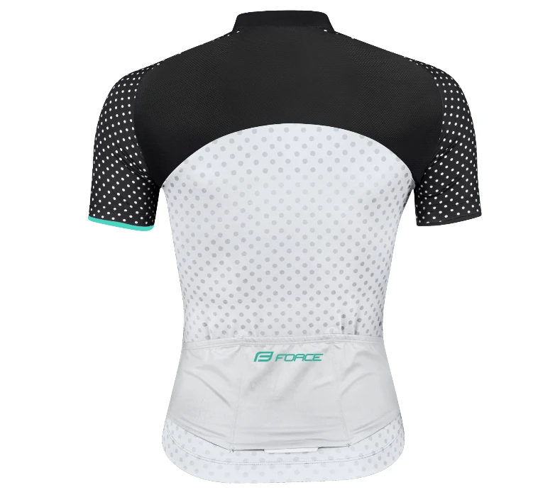 Force Points Sykkeltrøye - Sort/Hvit/Turkis 2 Force Points Sykkeltrøye - Sort/Hvit/Turkis - Bilde 2