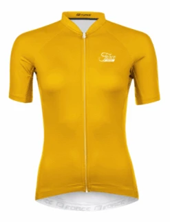 Force Pure Sykkeltrøye Gul Dame