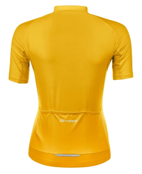 Force Pure Sykkeltrøye Gul Dame 2 Force Pure Sykkeltrøye Gul Dame - Bilde 2