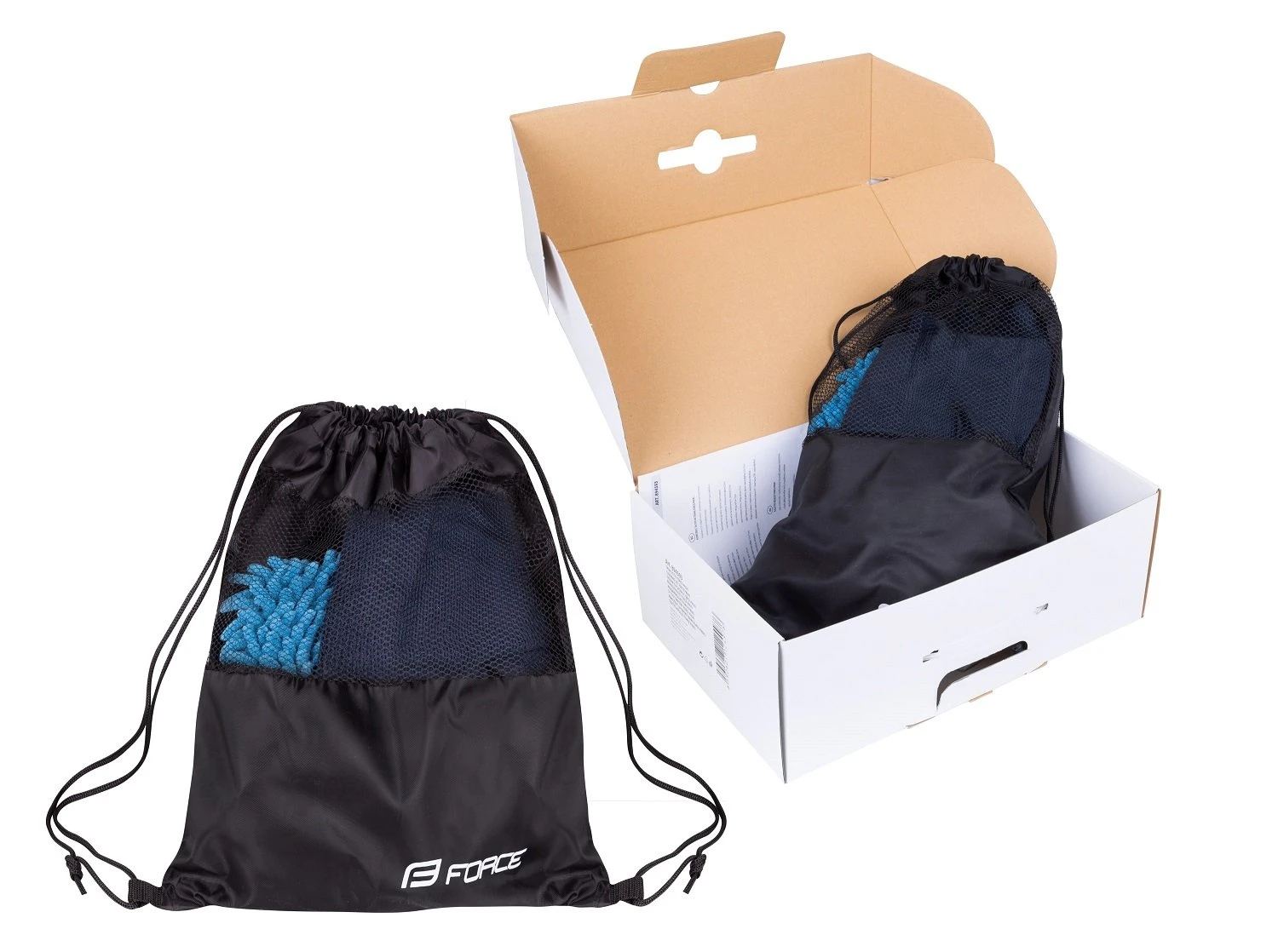 Force Rensesett 4-pakke Inkl. Hanske Og Klut 2 Force Rensesett 4-pakke Inkl. Hanske Og Klut - Bilde 2