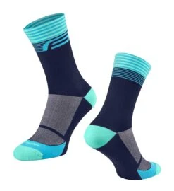 Force Streak Sykkelsokker Blå/Turkis