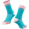 Force Streak Sykkelsokker Blå/Rosa