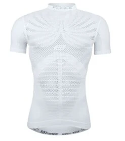 Force Swelter Korte Ermer Baselayer Unisex Hvit
