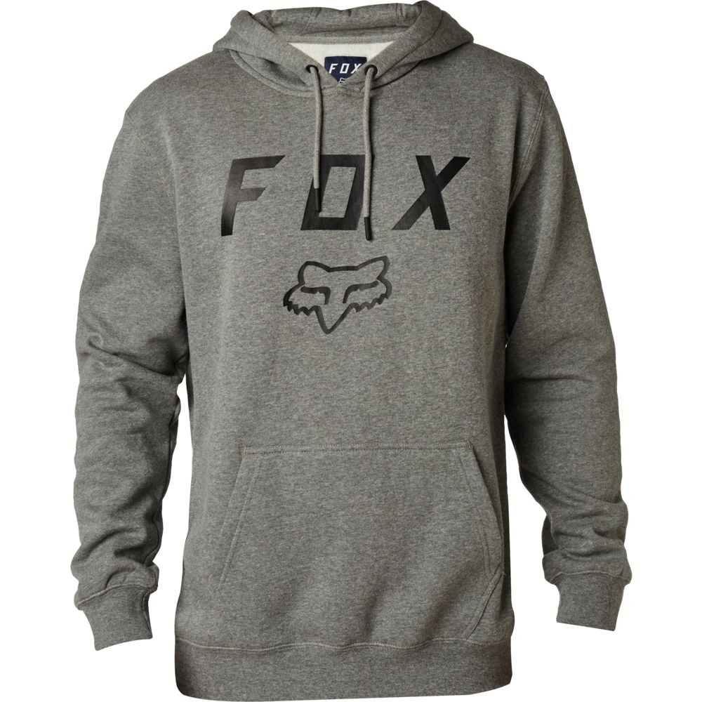 Fox Legacy Moth Hoodie Grå 1 Fox Legacy Moth Hoodie Grå