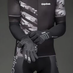 GripGrab Rainy Weather Neoprene Hansker Sort -Force Butikk GripGrabNeopreneHandskerProfil130917 02