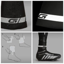 GripGrab CyclinGaitor Sort -Force Butikk GripGrab CyclinGaitor Regnvejrs Ankl 1635227184 02