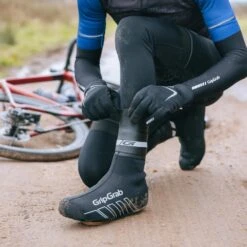 GripGrab CyclinGaitor Sort -Force Butikk GripGrab CyclinGaitor Regnvejrs Ankl 1635227184 03