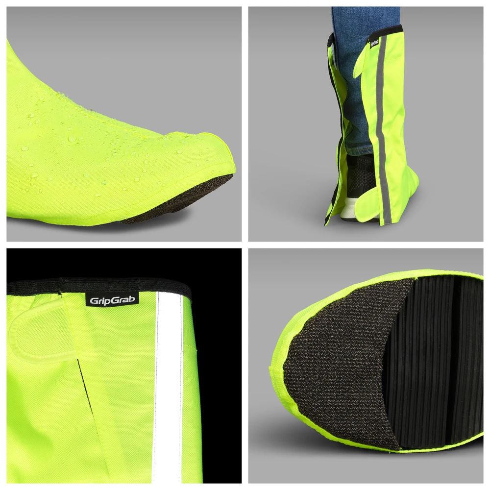 GripGrab Dryfoot II Skoovertrekk Vanlig Sko Gul 3 GripGrab Dryfoot II Skoovertrekk Vanlig Sko Gul - Bilde 3