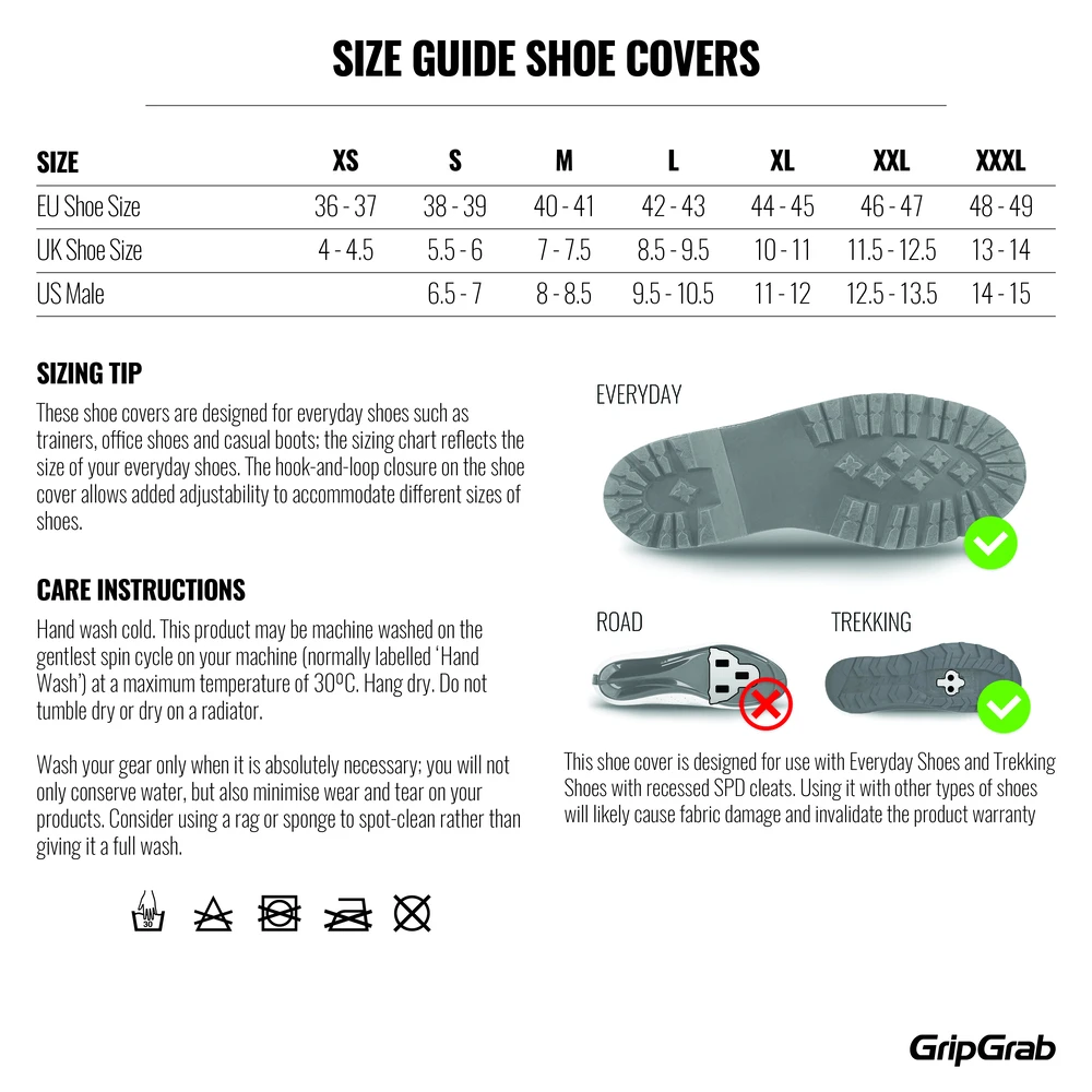 GripGrab Dryfoot II Skoovertrekk Vanlig Sko Gul 6 GripGrab Dryfoot II Skoovertrekk Vanlig Sko Gul - Bilde 6