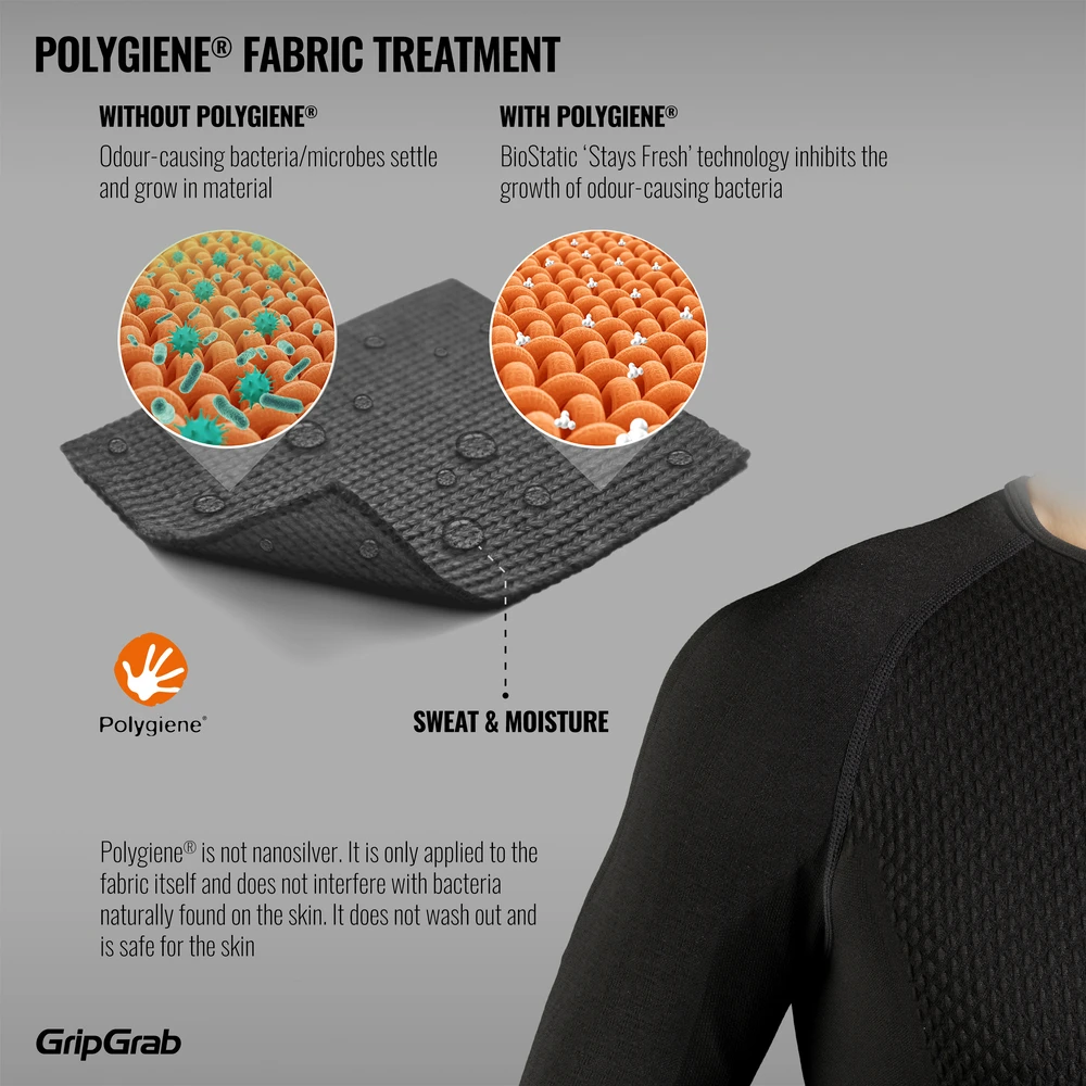 GripGrab Expert Sømløs Langermet Termo Superundertøy Sort 5 GripGrab Expert Sømløs Langermet Termo Superundertøy Sort - Bilde 5