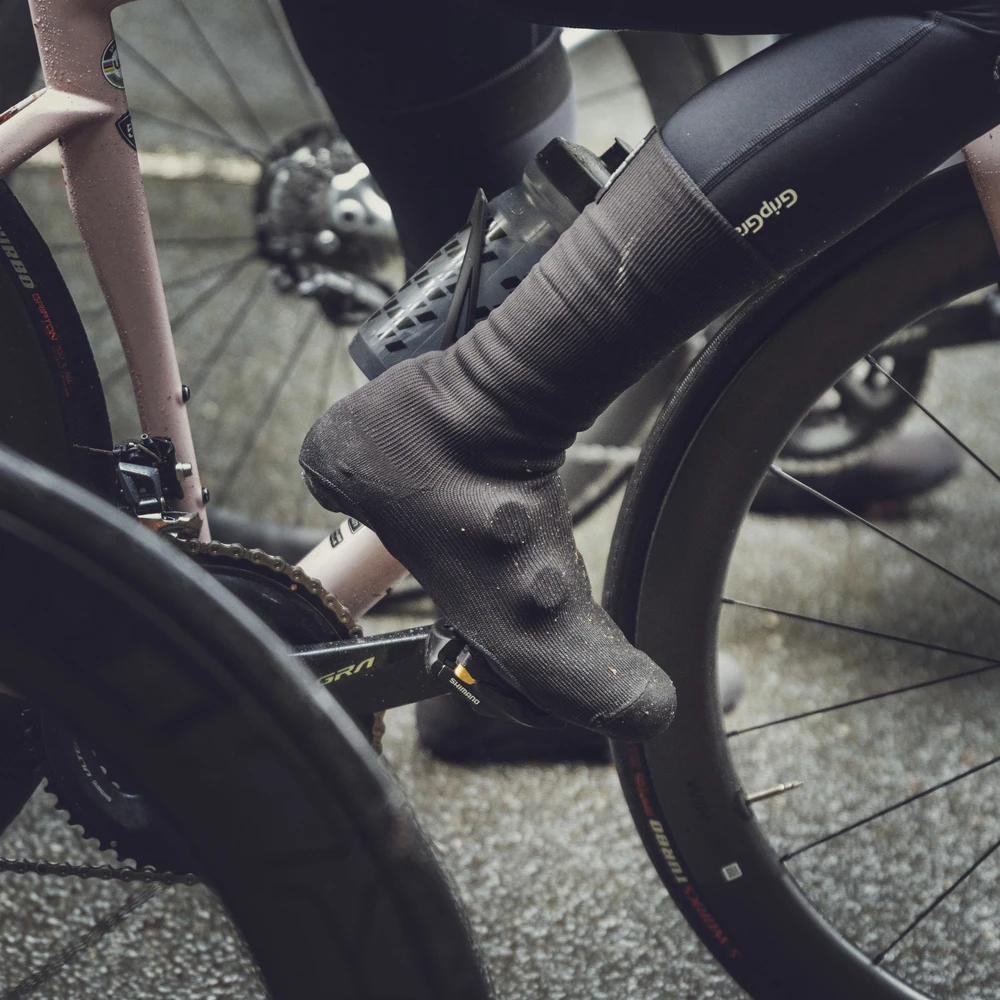 GripGrab Flandrien Vanntett Strikket Skoovertrekk Sort 4 GripGrab Flandrien Vanntett Strikket Skoovertrekk Sort - Bilde 4