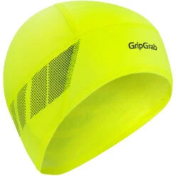 GripGrab Hi-Vis Skull Cap Vindtett Neon
