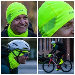GripGrab Hi-Vis Skull Cap Vindtett Neon -Force Butikk GripGrab Hi Vis Skull Cap vindtaet fl 1634736982 02