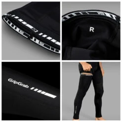 GripGrab Leg Warmers Sort Light -Force Butikk GripGrab Leg Warmers sort Light 1634903042 02