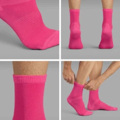 GripGrab Lightweight Airflow Sokker Pink -Force Butikk GripGrab Lightweight Airflow Stroempe 1645000731 02
