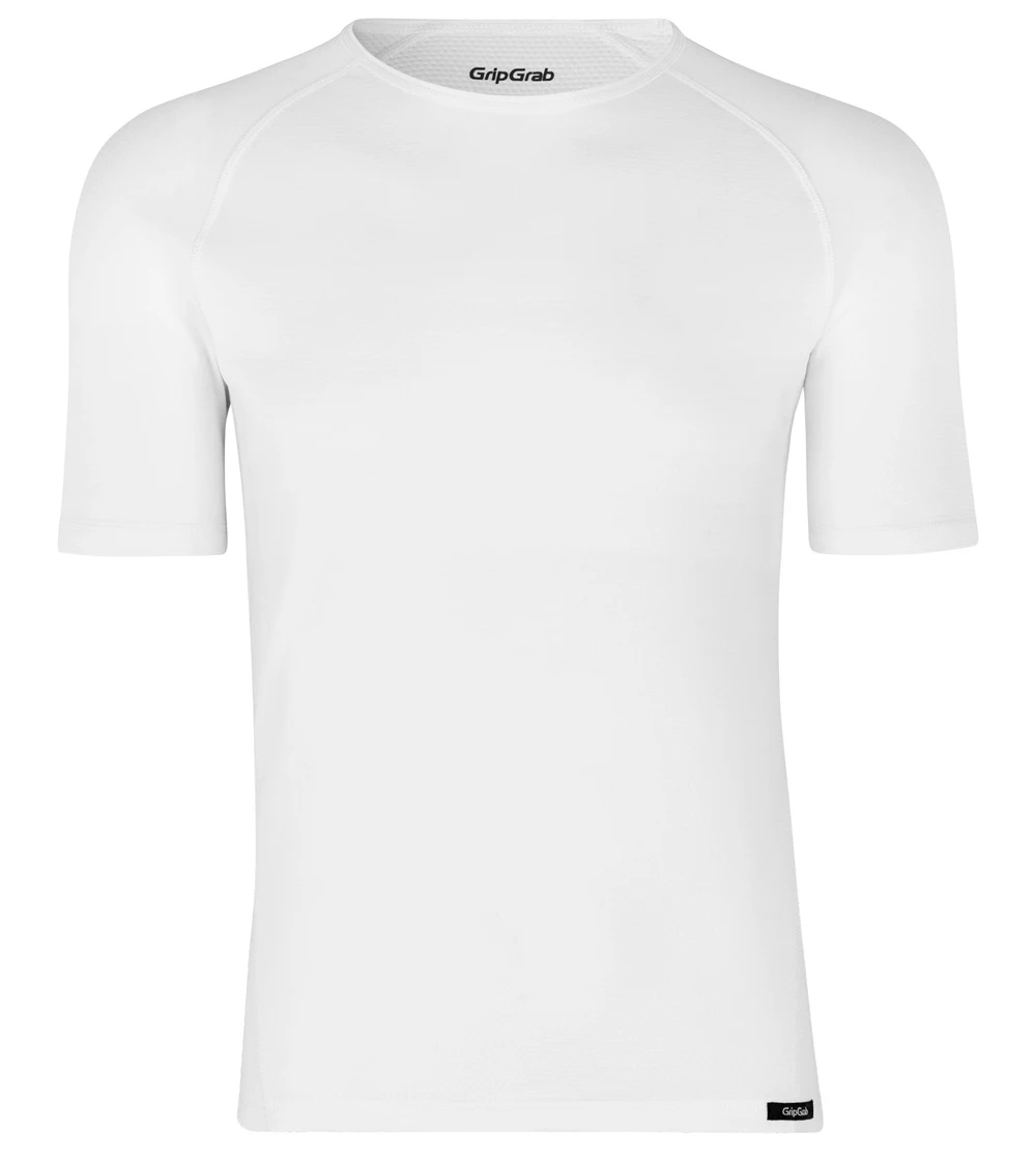 GripGrab Ride Thermal Base Layer Kortermet Hvit 1 GripGrab Ride Thermal Base Layer Kortermet Hvit