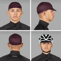 GripGrab Sommersykkelcap Mørkerød -Force Butikk GripGrab Summer Cycling Cap Moerkeroed 1646901020 02