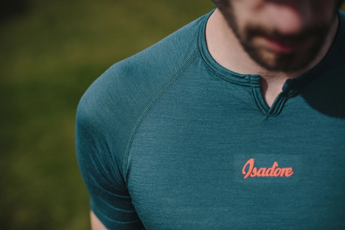 Isadore 100% Merino SS Baselayer Atlantic Blue 4 Isadore 100% Merino SS Baselayer Atlantic Blue - Bilde 4